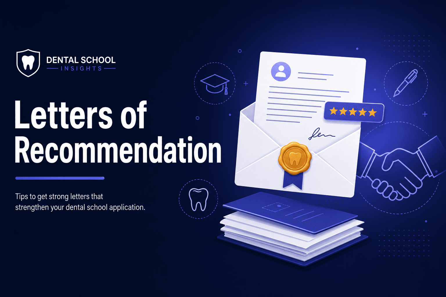 Dental School Letters of Recommendation: Who to Ask, How to Ask, and What Makes a Letter Actually Strong