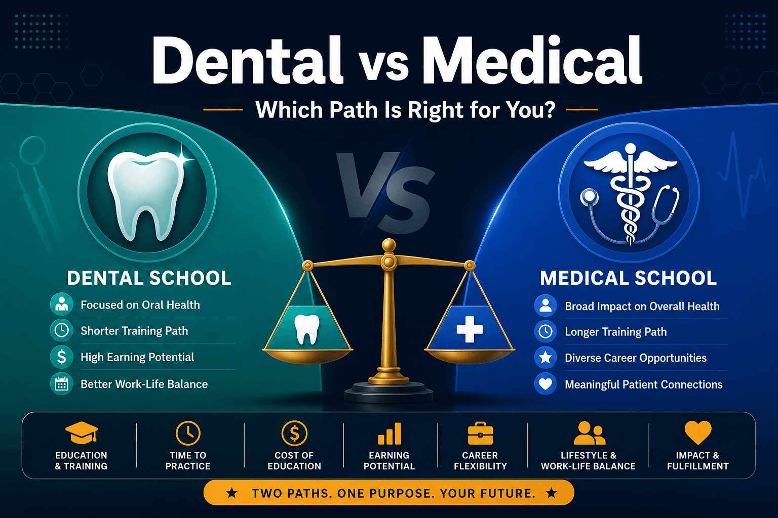 Dental School vs Medical School: Key Differences