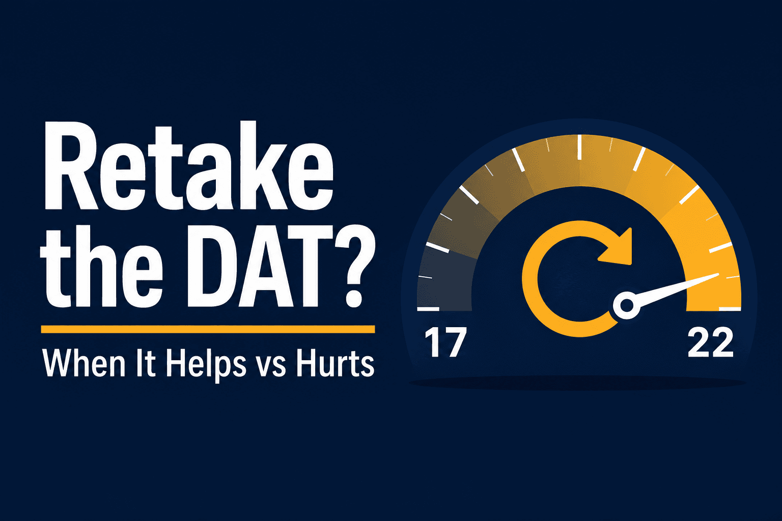 Should I Retake the DAT? When a Retake Helps (and When It Hurts)